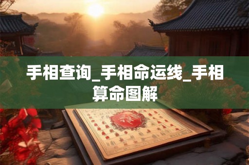 手相查询_手相命运线_手相算命图解