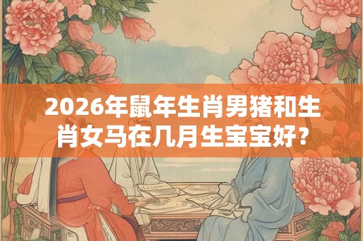 2026年鼠年生肖男猪和生肖女马在几月生宝宝好？