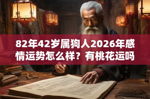 82年42岁属狗人2026年感情运势怎么样？有桃花运吗