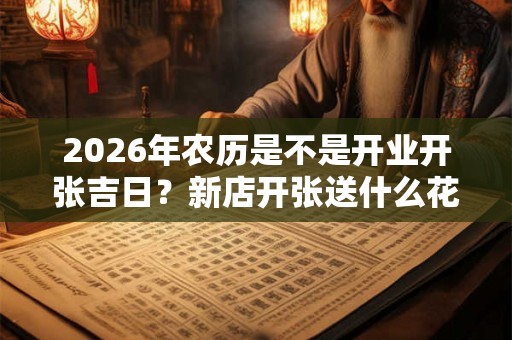 2026年农历是不是开业开张吉日？新店开张送什么花好？