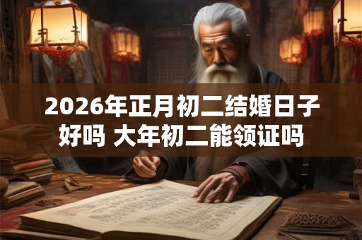 2026年正月初二结婚日子好吗 大年初二能领证吗