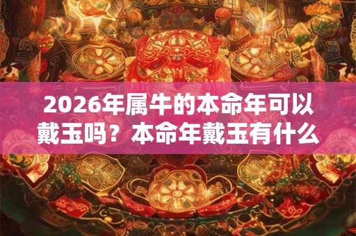 2026年属牛的本命年可以戴玉吗？本命年戴玉有什么讲究？