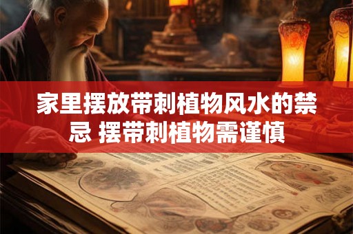 家里摆放带刺植物风水的禁忌 摆带刺植物需谨慎 家里摆放带刺植物风水的禁忌 摆带刺植物需谨慎