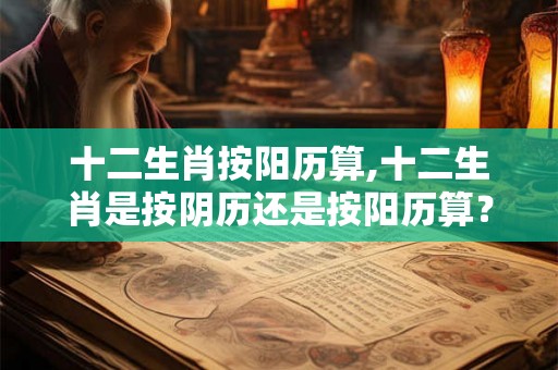 十二生肖按阳历算,十二生肖是按阴历还是按阳历算？