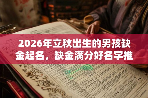 2026年立秋出生的男孩缺金起名,缺金满分好名字推荐 2026年立秋出生的男孩缺金起名,缺金满分好名字推荐