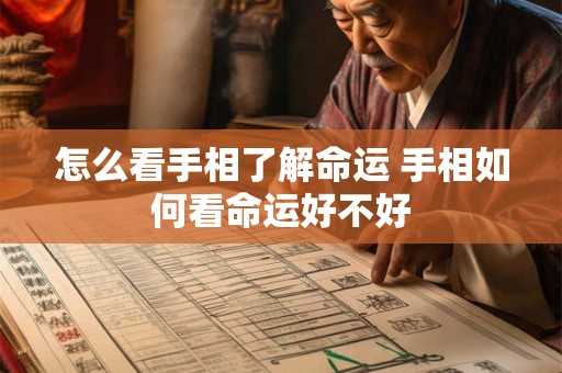 怎么看手相了解命运 手相如何看命运好不好