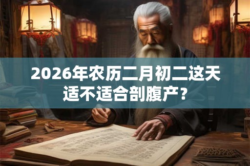 2026年农历二月初二这天适不适合剖腹产？