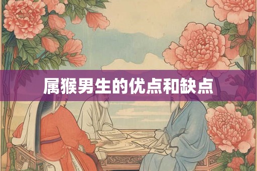属猴男生的优点和缺点