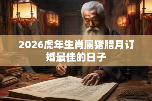 2026虎年生肖属猪腊月订婚最佳的日子