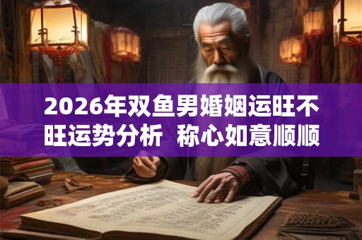 2026年双鱼男婚姻运旺不旺运势分析 称心如意顺顺利利 2026年双鱼男婚姻运旺不旺运势分析 称心如意顺顺利利