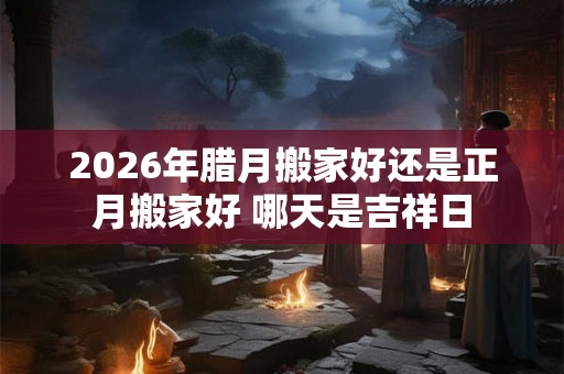 2026年腊月搬家好还是正月搬家好 哪天是吉祥日