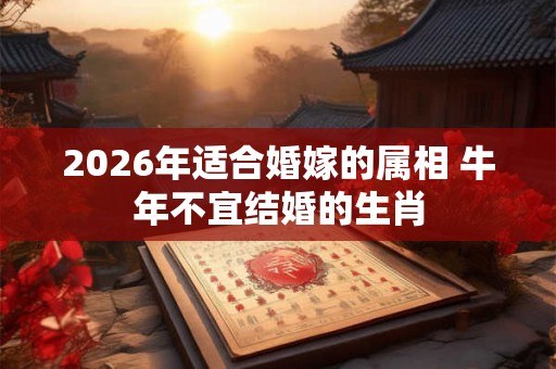 2026年适合婚嫁的属相 牛年不宜结婚的生肖