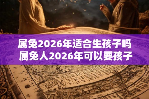 属兔2026年适合生孩子吗 属兔人2026年可以要孩子吗