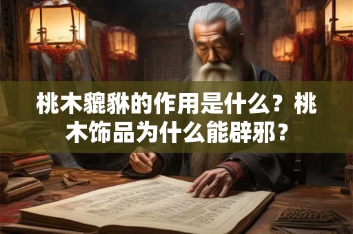 桃木貔貅的作用是什么？桃木饰品为什么能辟邪？