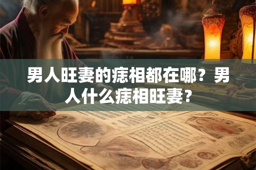 男人旺妻的痣相都在哪？男人什么痣相旺妻？