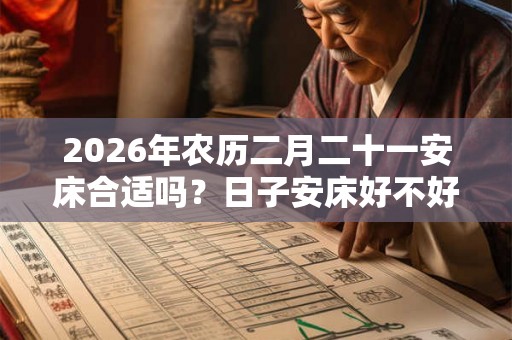 2026年农历二月二十一安床合适吗？日子安床好不好？