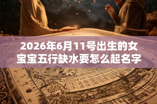 2026年6月11号出生的女宝宝五行缺水要怎么起名字