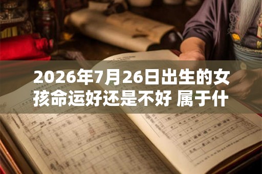 2026年7月26日出生的女孩命运好还是不好 属于什么命