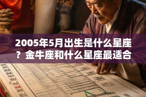 2005年5月出生是什么星座？金牛座和什么星座最适合做夫妻？