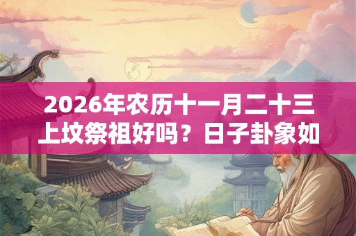 2026年农历十一月二十三上坟祭祖好吗？日子卦象如何？