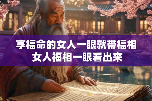 享福命的女人一眼就带福相 女人福相一眼看出来 享福命的女人一眼就带福相 女人福相一眼看出来