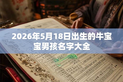 2026年5月18日出生的牛宝宝男孩名字大全