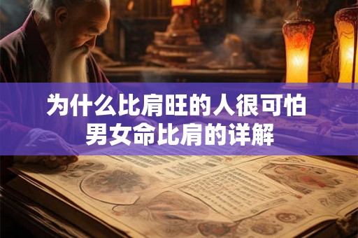 为什么比肩旺的人很可怕 男女命比肩的详解 为什么比肩旺的人很可怕 男女命比肩的详解
