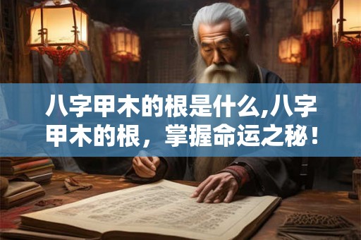 八字甲木的根是什么,八字甲木的根，掌握命运之秘！