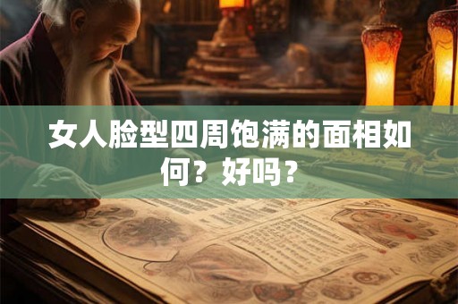 女人脸型四周饱满的面相如何？好吗？