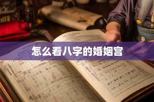 怎么看八字的婚姻宫
