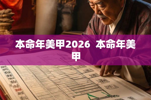 本命年美甲2026  本命年美甲