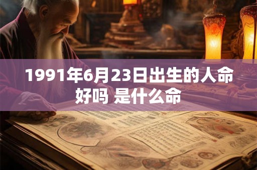 1991年6月23日出生的人命好吗 是什么命