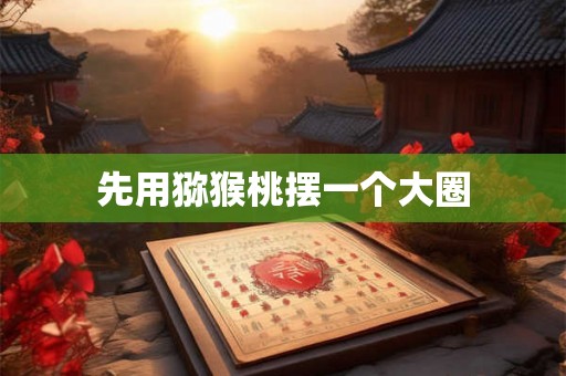 先用猕猴桃摆一个大圈