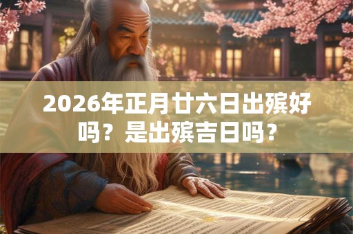 2026年正月廿六日出殡好吗？是出殡吉日吗？