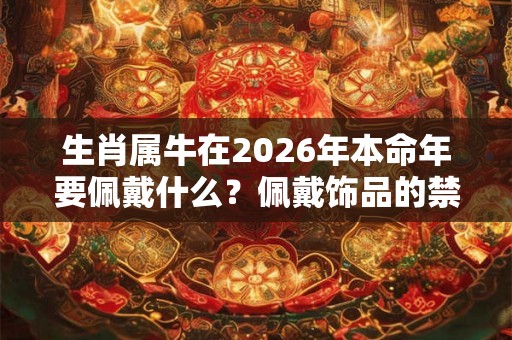 生肖属牛在2026年本命年要佩戴什么？佩戴饰品的禁忌介绍