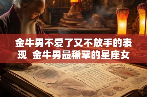 金牛男不爱了又不放手的表现  金牛男最稀罕的星座女