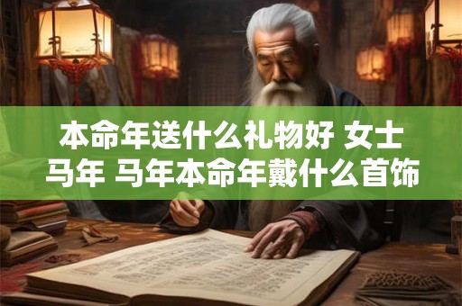 本命年送什么礼物好 女士马年 马年本命年戴什么首饰