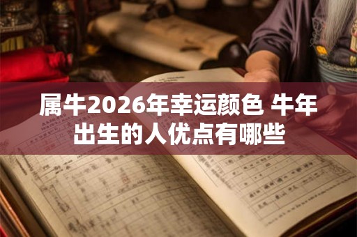 属牛2026年幸运颜色 牛年出生的人优点有哪些 属牛2026年幸运颜色 牛年出生的人优点有哪些
