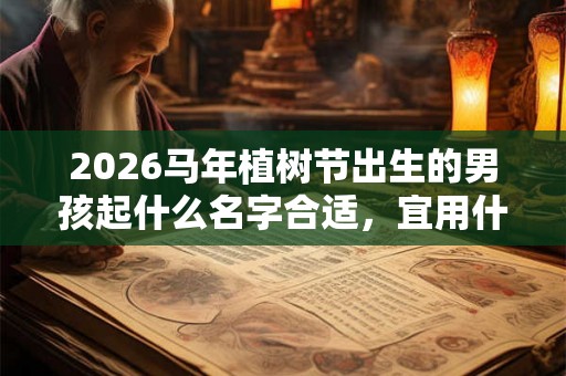 2026马年植树节出生的男孩起什么名字合适，宜用什么字