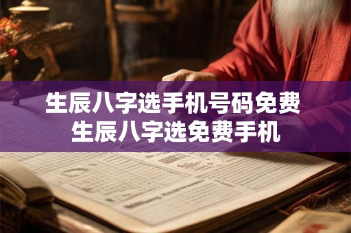 生辰八字选手机号码免费 生辰八字选免费手机 生辰八字选手机号码免费 生辰八字选免费手机