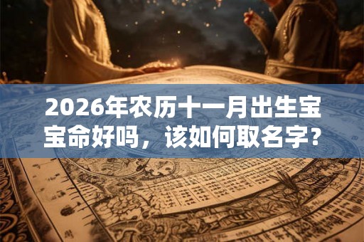 2026年农历十一月出生宝宝命好吗，该如何取名字？