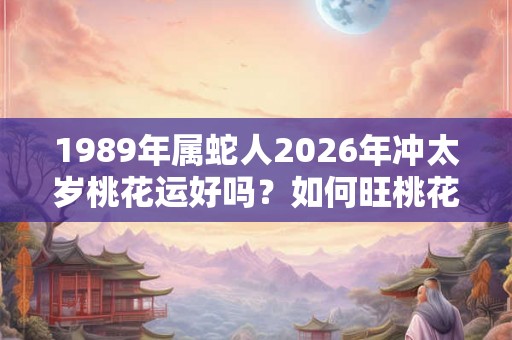 1989年属蛇人2026年冲太岁桃花运好吗？如何旺桃花运？
