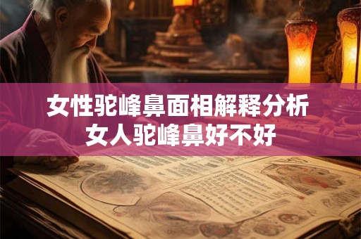 女性驼峰鼻面相解释分析 女人驼峰鼻好不好