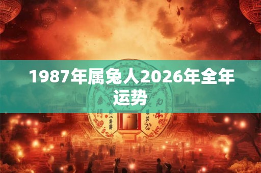 1987年属兔人2026年全年运势