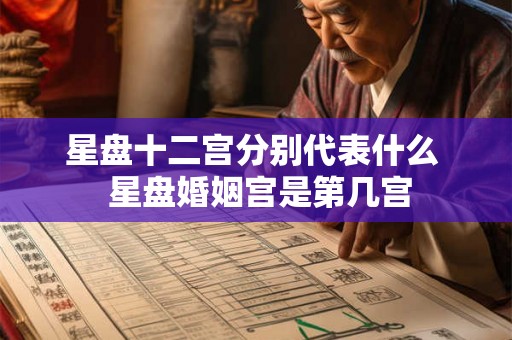 星盘十二宫分别代表什么  星盘婚姻宫是第几宫