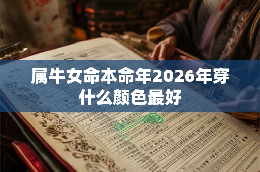 属牛女命本命年2026年穿什么颜色最好