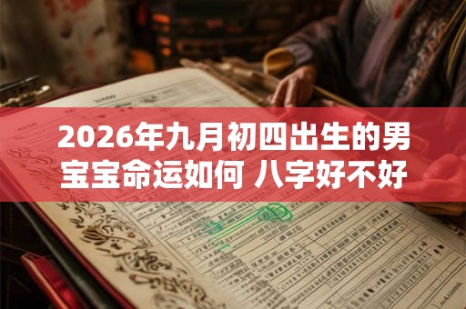 2026年九月初四出生的男宝宝命运如何 八字好不好