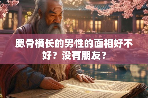 腮骨横长的男性的面相好不好？没有朋友？