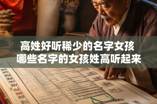 高姓好听稀少的名字女孩 哪些名字的女孩姓高听起来好听且稀少