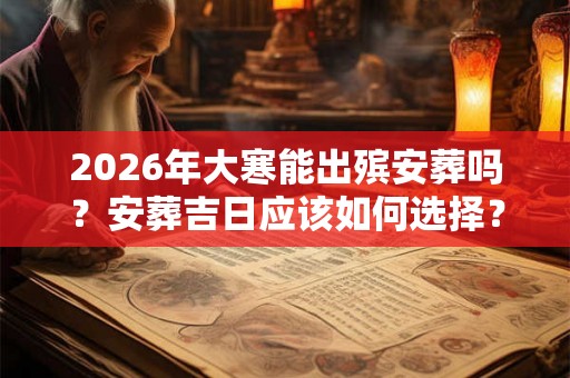2026年大寒能出殡安葬吗？安葬吉日应该如何选择？